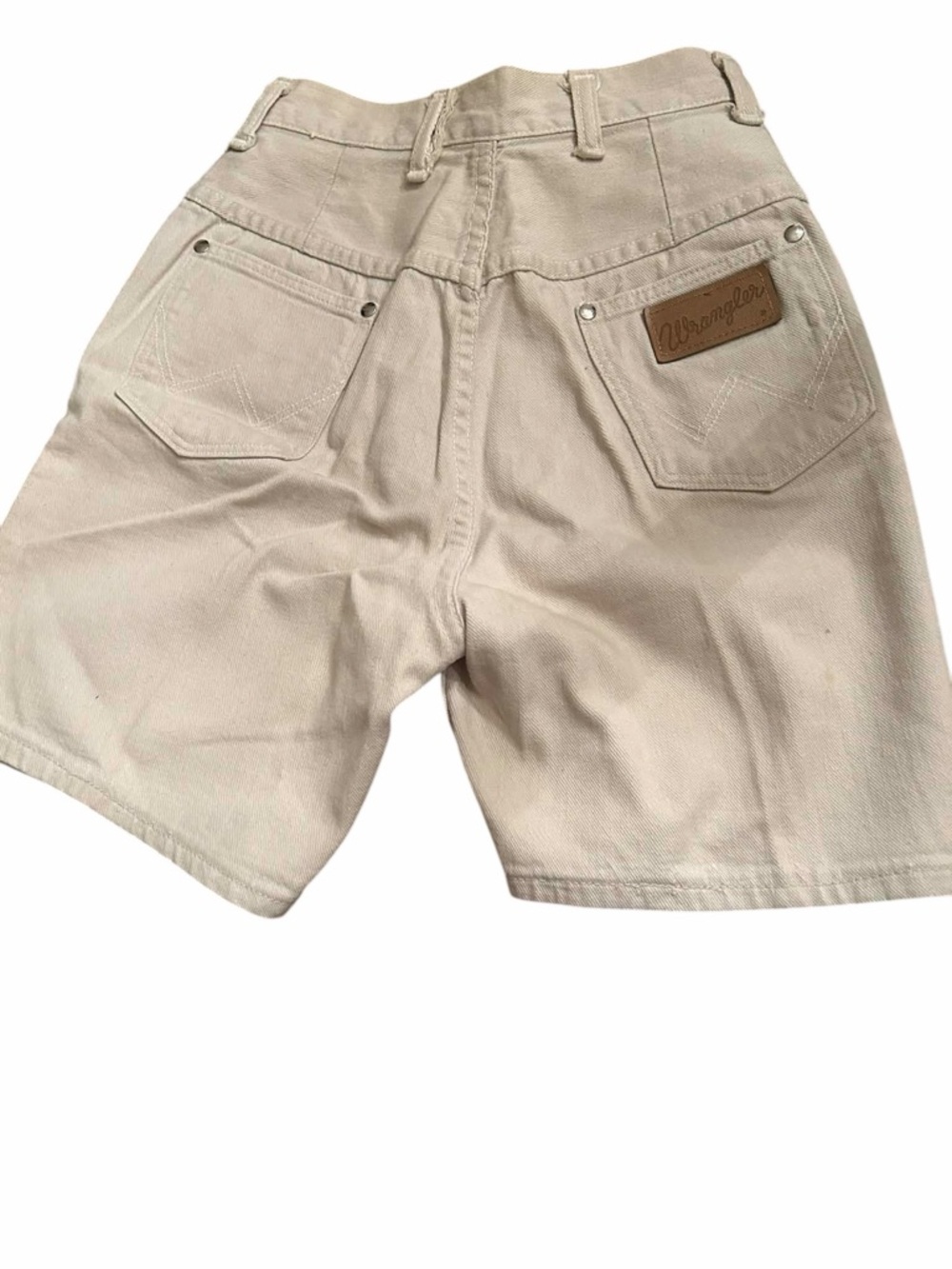 Vintage Wrangler 1960s 1970s  Misses Shorts Sz 11 / 12 Slim Khaki Excellent